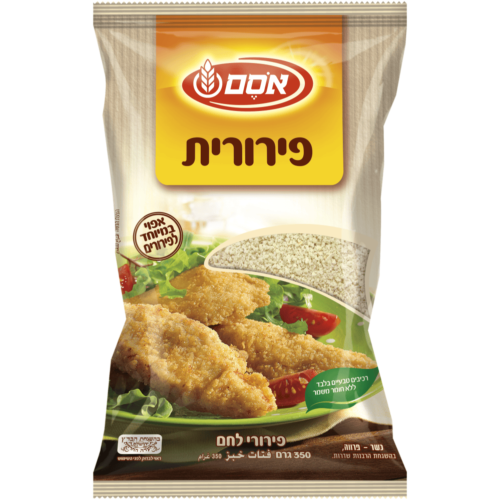 פירורי לחם פירורית אסם 250 גרם